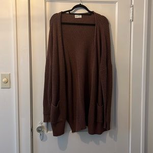 Universal Thread brown oversized large cotton sweater